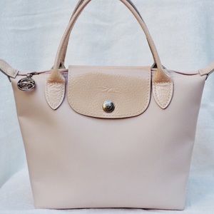 Longchamp mini le pliage light pink